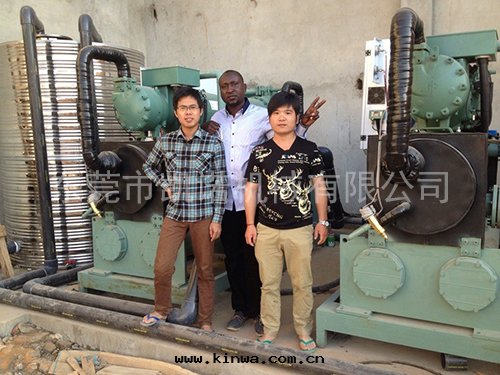 非(fēi)洲(zhōu)水(shuǐ)冷(lěng)螺杆冷(lěng)水(shuǐ)機(jī)案(àn)例